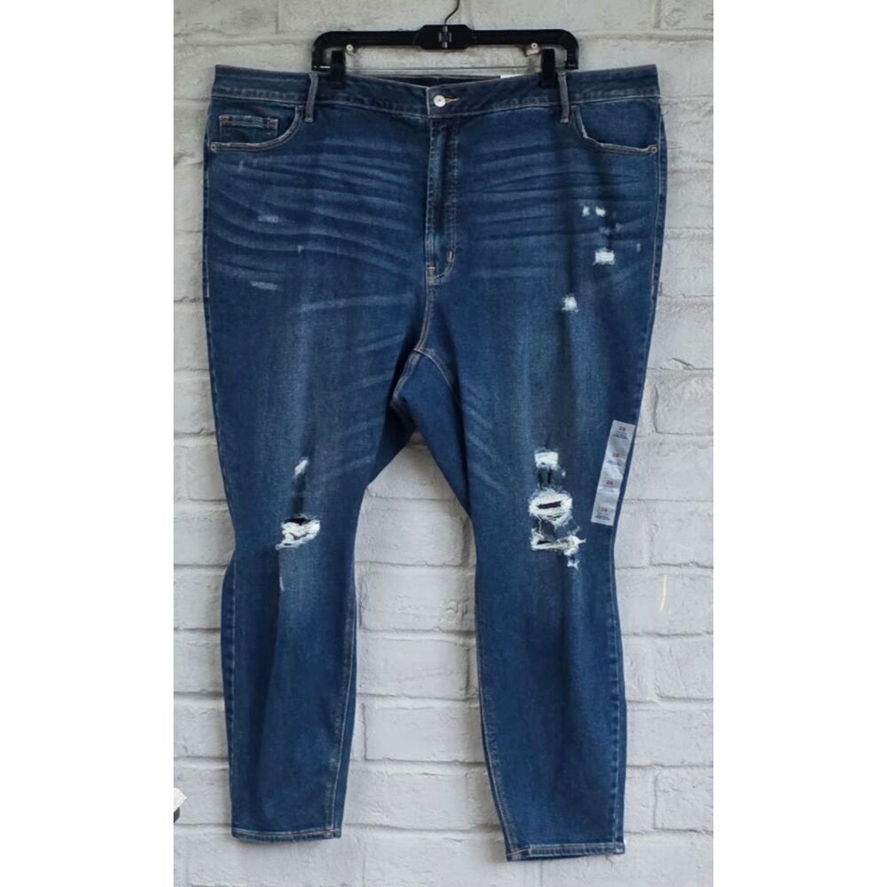 Old-navy Women's Jeans Rockstar Super Skinny Jeans Plus Size: 28